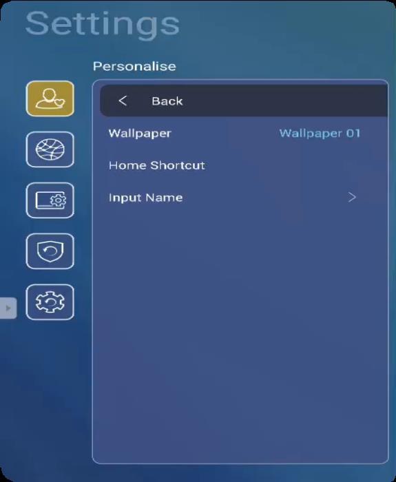 ZÁKLADNÍ OBSLUHA Konfigurace rozšířeného nastavení Nabídku Advanced Settings (Rozšířené nastavení) můžete otevřít klepnutím na ikonu Poznámka: Rozšířené nastavení lze upravovat pouze v režimu Android.