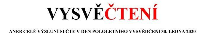 VYSVĚČTENÍ Nene, nejedná se o překlep v názvu, ale skutečné pojmenování letošního pololetního projektu ZŠ Na Výsluní. Když jsme přemýšleli, čemu čtvrtek 30.