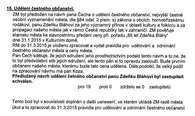 občanství města