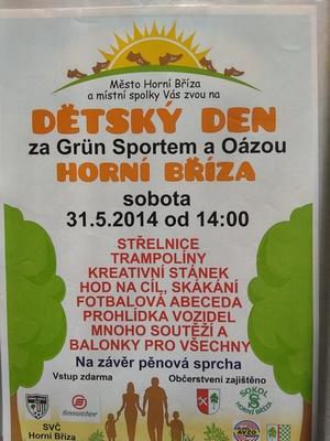 59 Den dětí Dětský den se zazelenal balonky V sobotu 31.