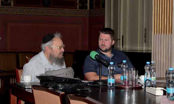 Daniel Boyarin a David Cielontko (Kabinet pro klasická studia,