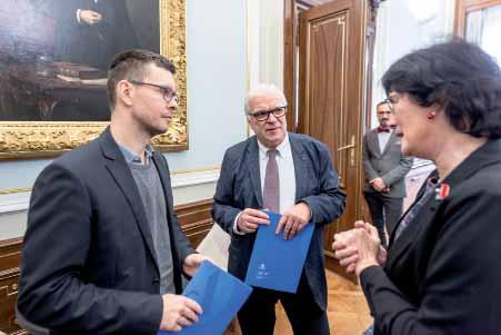 Slavnostní uzavření dohody mezi AV ČR a Leibniz-Institut für Geschichte und Kultur des östlichen Europa (GWZO) o vzniku česko-německé platformy pro výzkum dějin a
