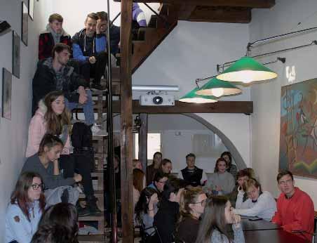 Popularizační činnost Exkurze středoškolských studentů