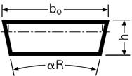 DIN 7719/1, ISO 1604 Variátorové řemeny CONTI-V VARISPEED Variable Speed Belts CONTI-V VARISPEED VARI W22x8x0850 Li W22x8... Profil / profile 850.