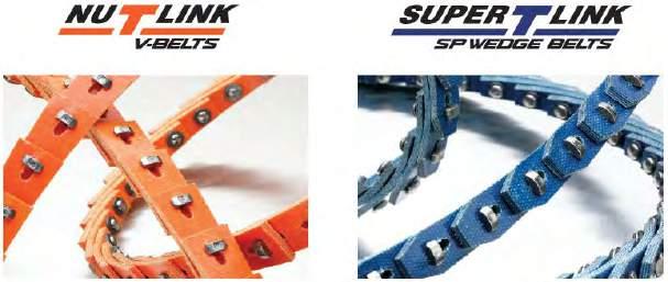 Klínové řemeny v metráži - článkové Open ended Link V-belts A/13 - POWER TWIST - 20 m A/13 Profil Power Twist Typ 20 m Délka v m / Length in m Typ Klínové řemeny článkové v metráži / Link v-belts,