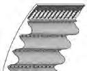 14,0 20,0 hs = 2,40 3,60 5,60 10,00 13,20 ht = 1,20 2,10 3,40 6,00 8,40 HTD double sided - 5MDD - 8MDD - 14MDD 5MDD 8MDD 14MDD p = 5,0 8,0 14,0 hs = 5,30 8,30 14,80 ht = 2,00 3,20 6,00 CTD C8M - C14M