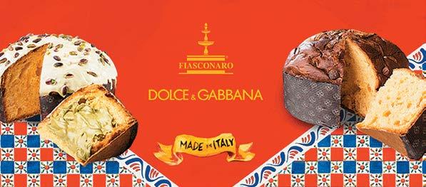 adu vánočních Panettone, na kterých se podepsali obě firmy. Fiasconaro jejich vůní uvnit! a Dolce & Gabbana opravdu módním balením.