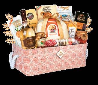 kukuřičná mouka 300 g Semolinové těstoviny pennotti 250 g Klasické bulky tigelle 215 g Salám fior di toscana 180 g Káva 125 g Šumivé víno brut 75 cl