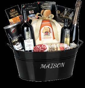 vánoční vepřová klobása cotechino 250 g Salám fior di toscana 180 g Prosecco 75 cl Víno Merlot 75 cl Kod: 560118 LE NOIR Vánoční klasická bábovka panettone
