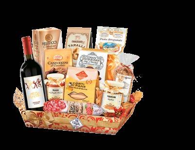 SOFIA Čokoládové sušenky cantuccini 90 g Omáčka z rajčat a hříbků 185 g Grilovaná zelenina 185 g Sušené míchané houby s hříbky 15 g Semolinové těstoviny casereccia 250 g Mini grissini