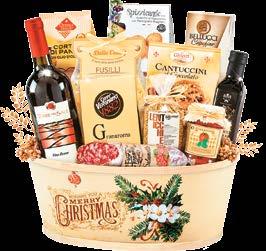 sušenky cantuccini 90 g Omáčka z rajčat a bazalky 190 g Semolinové těstoviny fusilli 250 g Mini grissini