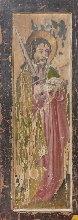 scéna Narození, detail pozadí, po 1480 46.