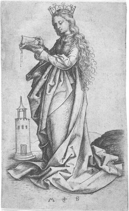 Martin Schongauer: Panna Marie