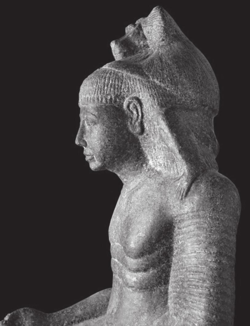 LABUTÍ PÍSEŇ FARAONŮ KAPITOLA 1 Velekněz Ramessesnacht pod ochranou boha Thovta v podobě paviána, Egyptské muzeum v Káhiře Za Amenhotepa se napětí mezi trůnem a thébským kněžstvem v souvislosti s