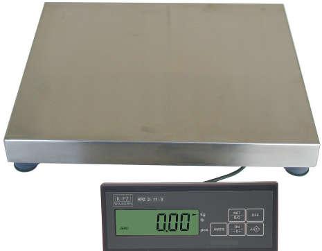 KPZ 2113 / Postal Scale Capacity : up to 60 kg Standard indicator KPZ 51-16: The indicator is installed in a robust low profile case with a water and dust-proof keypad.