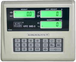 KPZ Indicators KPZ 56E-3 Counting Indicator KPZ 56E-4 Counting Indicator Optimal unit weight for the piece count: 1/5 of the scale division.