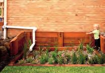 Základní ideou projektu bylo vybudovat takové dešťové zahrady, které budou vláhově soběstačné, jednoduché na údržbu a pěkně vypadající.