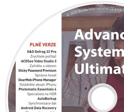 CHI DVD > OBSAH To nejlepší z Chip DVD okud se potýkáte se snížením výkonu počítače po instalaci bezpečnostních programů, máme pro vás roční licenci Advanced SystemCare Ultimate, která kombinuje