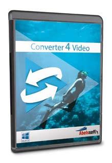 Abelssoft Converter4Video řevodník filmů osláním programu Converter4Video je poskytnout každému uživateli rychlý a intuitivní přístup ke konverzi videa bez nutnosti prohrabování se nastaveními a