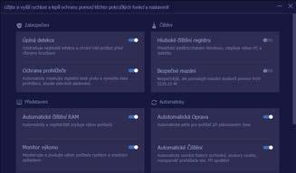 IObit Advanced SystemCare 13 Ultimate Tuning a zabezpečení Advanced SystemCare kombinuje funkce spolehlivého antiviru a nástrojů na vyčištění počítače od zbytečností a vyladění jeho výkonu.
