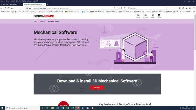 Stažení a instalace DesignSpark Mechanical Tento návod nebude podpořen tím, že připravím instalační