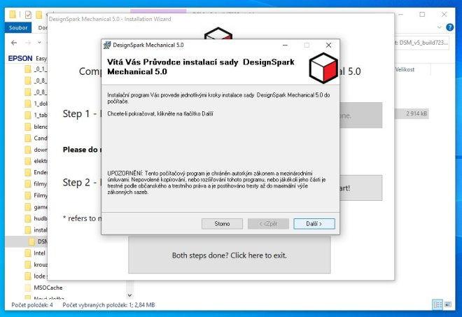 Pozor, instalace s námi komunikuje