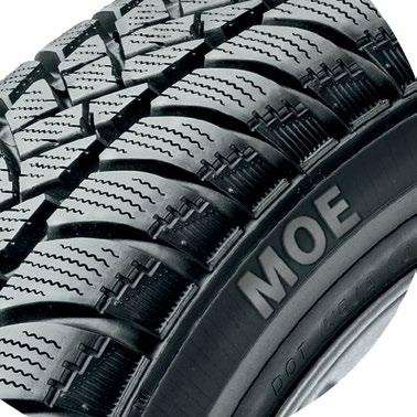 Pneumatika s hvězdou zaručuje: Maximální výkon během zimního období Správný profil 8 mm 100 % Bezpečnou adhezi