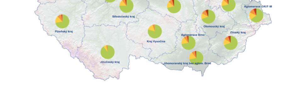 hospodaření s vodou a energií v metropolitních územích Ovzduší Dle Českého hydrometeorologického ústavu (ČHMÚ 2019) byl v roce 2019 denní imisní limit suspendovaných částic PM10 překročen na