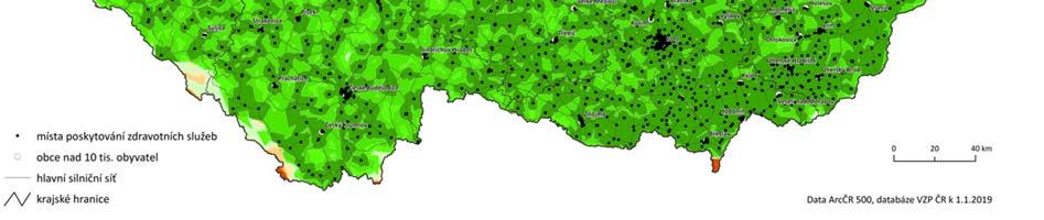 (2017): Hodnocení a modelování dostupnosti primární zdravotní péče: Existuje několik důvodů použití dat od VZP ČR: údaje zpracovány jednotnou metodiku a vysoce spolehlivé