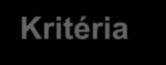 Kritéria 2021