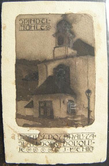 Července 1901 ze Špindlerova Mlýna