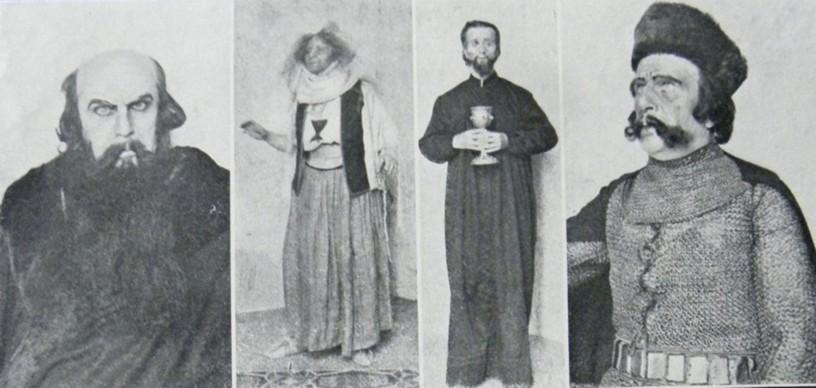 Obr.32: Fotografie herců v kostýmech