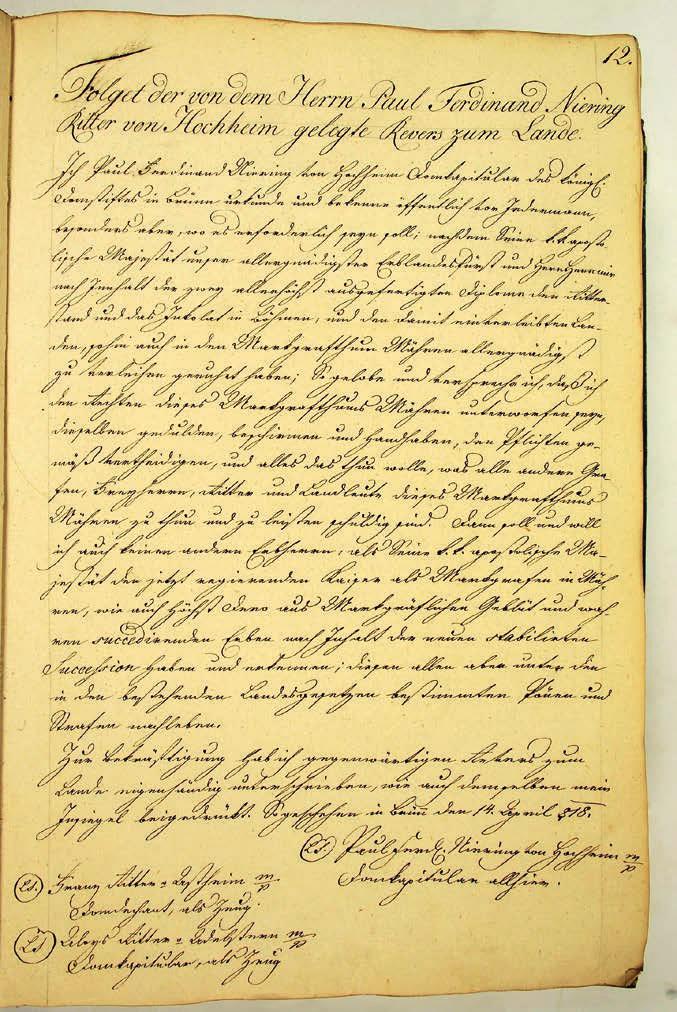 Obr. 6: Příklad intabulace do kvaternu M (veden v letech 1816 1852).