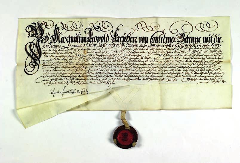 Obr. 13: Revers k zemi Maximiliana Leopolda svobodného