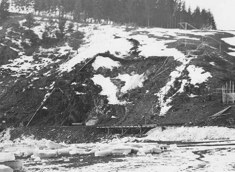 Part of this renovation is also reconstruction of the original highway bridge over the Želivka valley that serves today the local transportation and is hidden from view below the construction of the