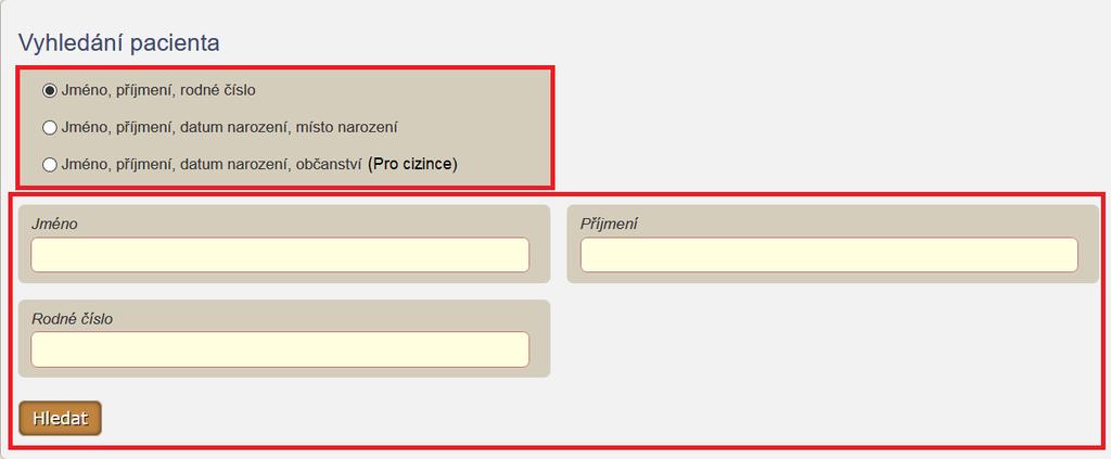 dávky Pro zaznamenání provedeného očkování je nutné, aby měl přihlášený uživatel zvolenou roli vakcinace.