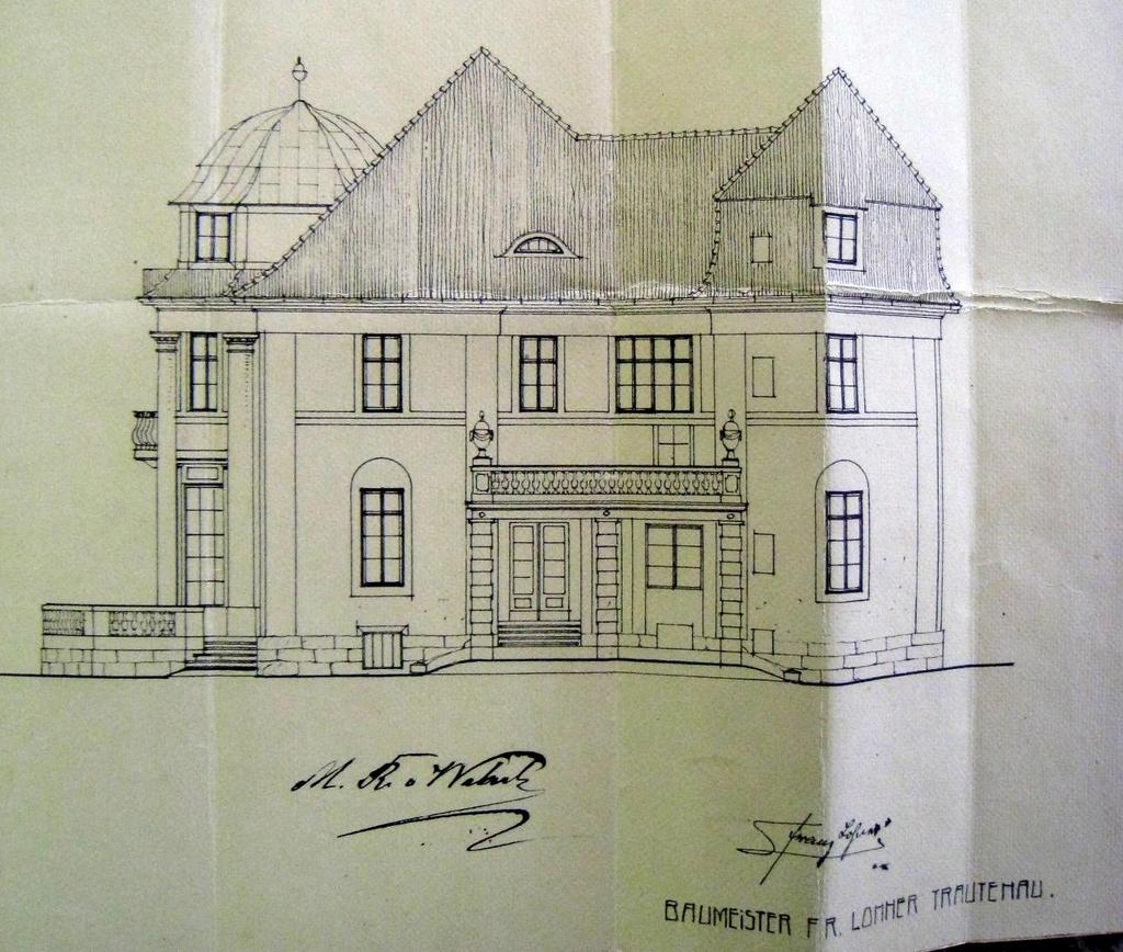 21) Plán rodinné vily