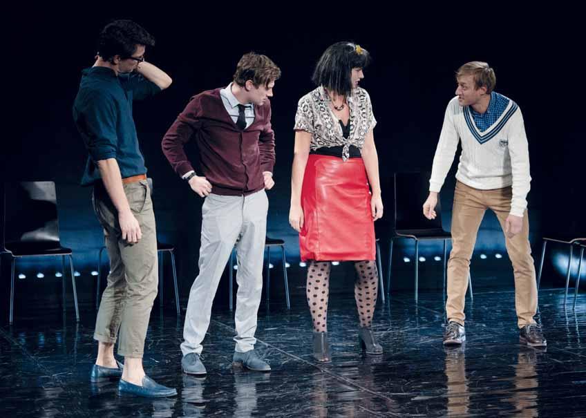 LUKÁŠ BRUTOVSKÝ SYLVIE VŮJTKOVÁ JURAJ KUCHÁREK ZUZANA HUDÁKOVÁ Osoby a obsazení: Marta, krásná mladá dívka Mark, ředitel filmového festivalu Laura, modelka Magda, kamarádka Laury Lawrence, Magdin