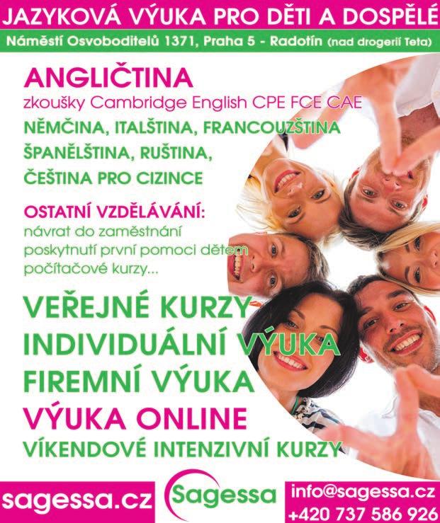6 Z Radotína/inzerce/sudoku Střední odborné učiliště, Praha Radotín přijme zaměstnance na hlavní pracovní poměr KUCHAŘ / KUCHAŘKA Požadovaný termín nástupu: 1. 3. 2021.