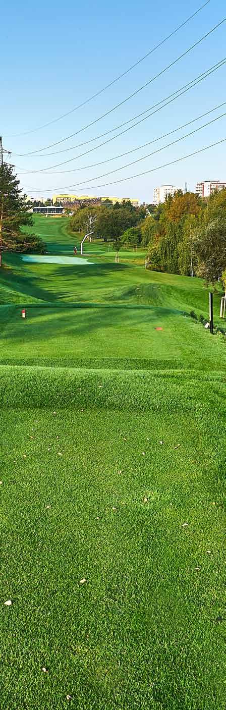 GOLF Hostivař Téma: Nové jamky Tomáš Němec: Riskantnější hra bude potrestána profesionální trenér Nová jamka č.