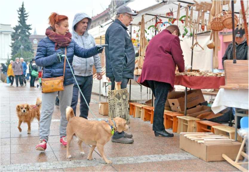 Kromě nabídky osvědčených výrobků se mohli návštěvníci seznámit s masopustními zvyky, maskami či zhlédnout historického flašinetáře. Večer v domě Pod Zeleným dubem proběhlo Pochování basy.