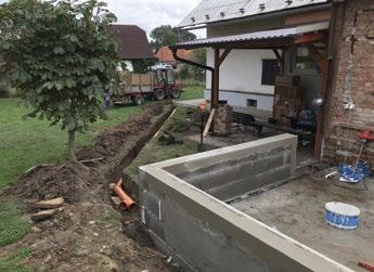 budovy Kunčina čp. 233 dále pokračuje.