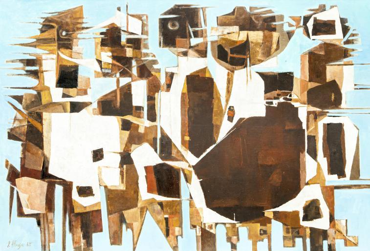 olej/plátno, 110 x 163 cm sign.