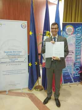 Zpravodaj Masarykova ústavu a Archivu Akademie věd ČR, v. v. i., 2019 5 M. Klečacký na slavnostním udílení cen Danubius Young Scientist Award v Bukurešti stavila osobu a dílo akademika Josefa Dobiáše.