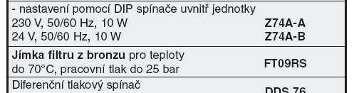 V rozsahu technických parametr je však lze použít i pro instalace ve ve ejných a pr