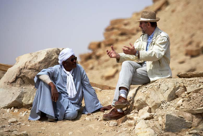 Panorama Forum 47 24 Na křídlech pouštního draka Egyptolog Miroslav Verner pracuje na vykopávkách v Egyptě nepřetržitě od sedmdesátých let.