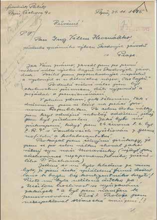 Na jeseň 1905 sa vrátil na rodnú Moravu, prácu našiel v Adamove. 11 rokov pracoval v adamovskej pobočke firmy Bromovský, Schulz a Sohr.