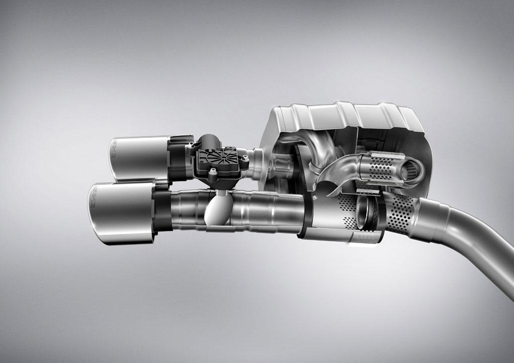 2.3.4 Výfukový systém Motory koncernu Daimler Chrysler se systémy odpojování válců se vyznačují ještě jedním speciálním systémem. Tím je klapkový výfuk značky Eberspächer (Obr.