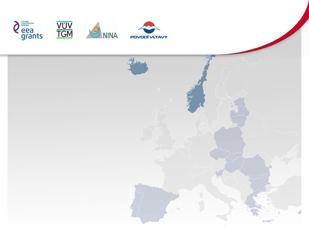 (EHP-CZ02-OV-1-007-2014) Průběžný seminář MAPOVÁNÍ HYDROMORFOLOGICKÝCH PARAMETRŮ Podpořeno grantem z Islandu,