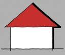 Sklon střechy orientované do návesního prostoru štítem by neměl být menší než 40.
